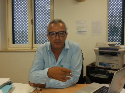 Ibrahim Letaief, Directeur des JCC 2015 dans son bureau. 19 Août 2015